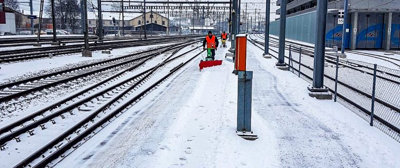 Aarau: Winterdienst mit Schneeräumen